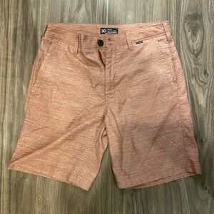 Hurley Men's Dri-Fit Red/White Shorts